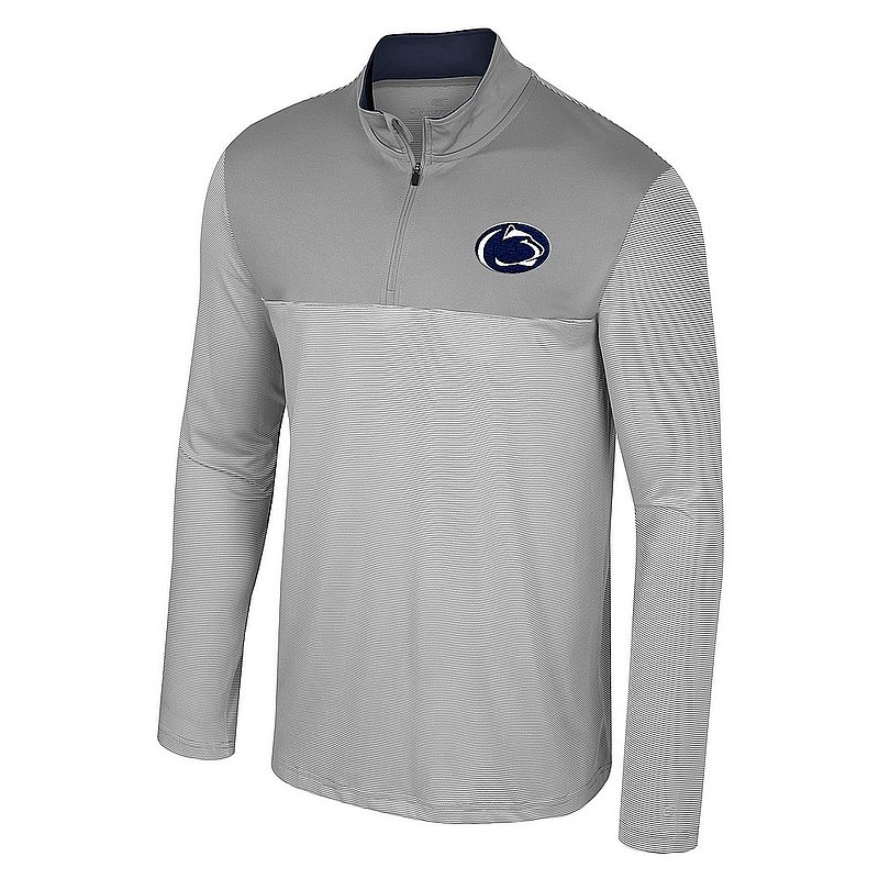 Colosseum Penn State Tuck Performance Quarter Zip Windshirt Grey Nittany Lions (PSU) (Colosseum )
