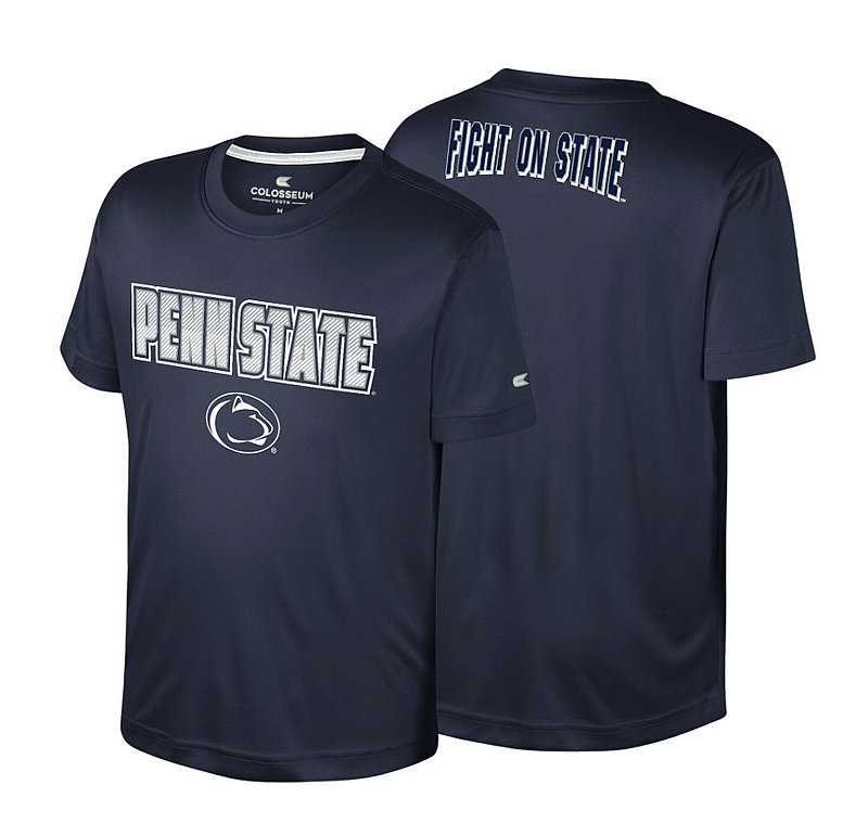 Colosseum Penn State Youth Fight On State Performance Tee Navy Nittany Lions (PSU) (Colosseum )