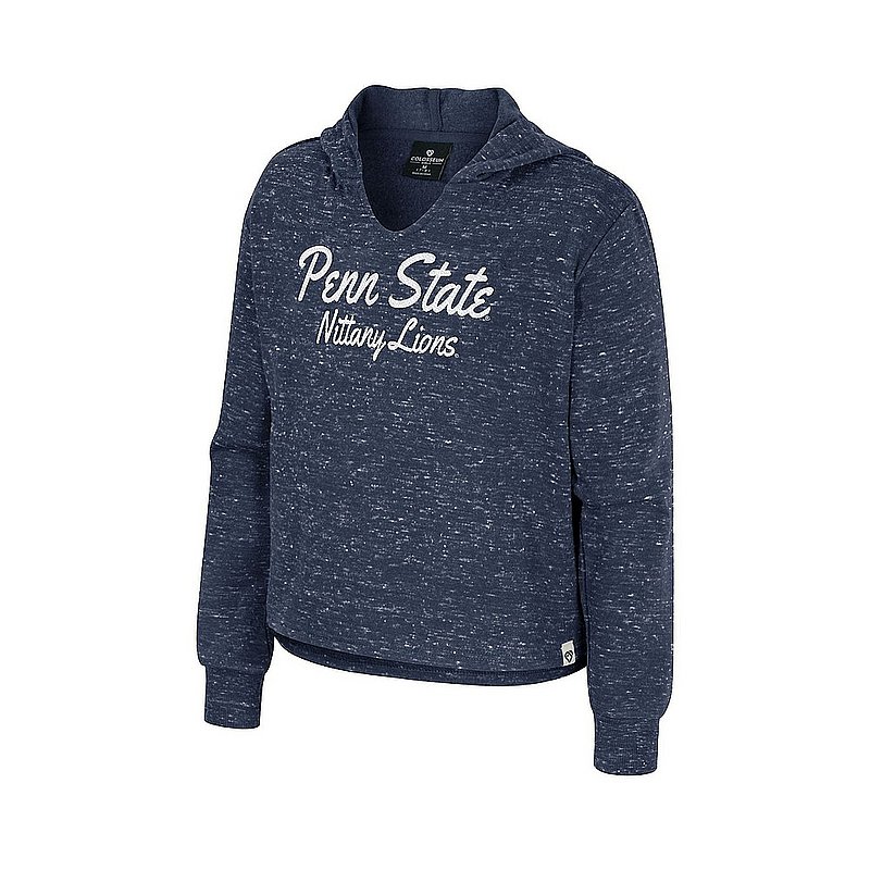 Colosseum Penn State Youth Girls Speckled Yarn Embroidered Hoodie Nittany Lions (PSU) (Colosseum )