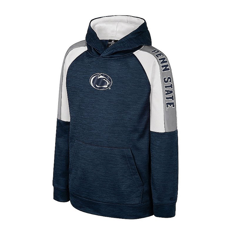 Colosseum Penn State Youth Marled Poly Performance Hoodie Nittany Lions (PSU) (Colosseum )