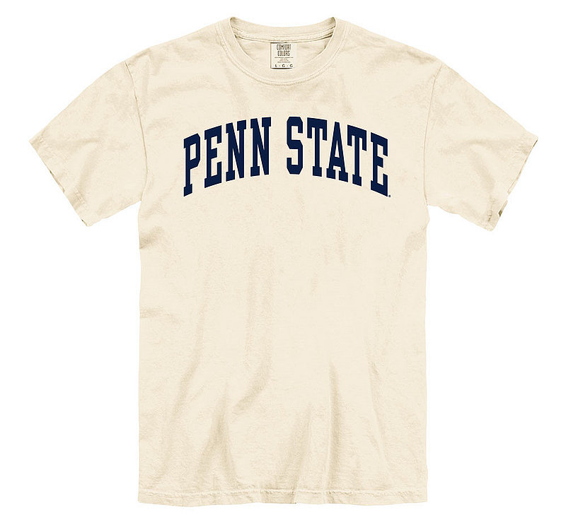 Comfort Colors Penn State Arching Comfort Colors T-Shirt Ivory Nittany Lions (PSU) (Comfort Colors)