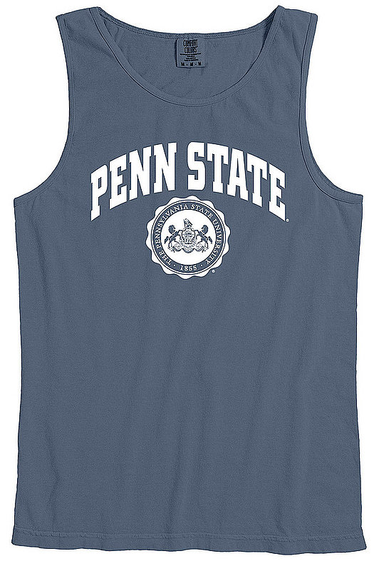 Penn State Comfort Colors Denim Official Seal Tank