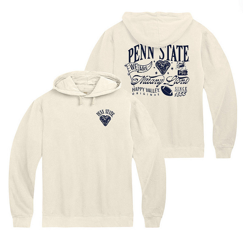 Comfort Colors Penn State Nittany Lions Orginal Disco Hooded Sweatshirt Nittany Lions (PSU) (Comfort Colors)
