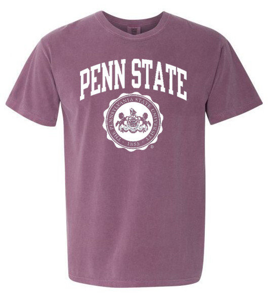 Comfort Colors Penn State Official Seal Berry Comfort Colors Tee Nittany Lions (PSU) (Comfort Colors)