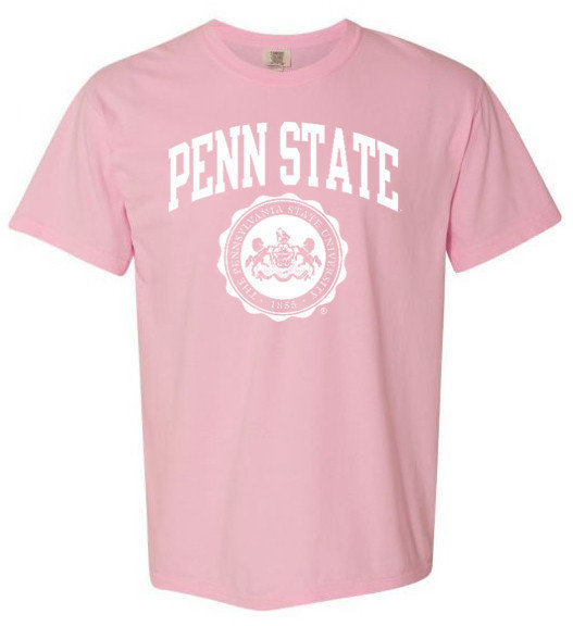 Penn State Official Seal Blossom Comfort Colors Tee