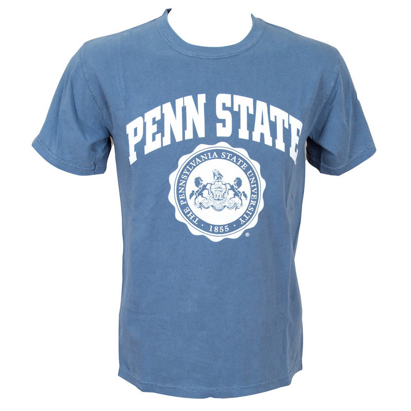 Comfort Colors Penn State Official Seal Blue Jean Tee Nittany Lions (PSU) (Comfort Colors)