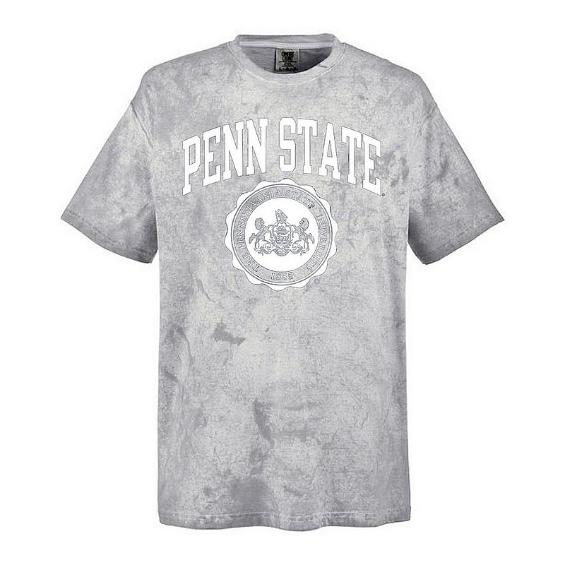 Penn State Official Seal Smoke Acid Wash Comfort Colors Tee