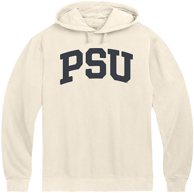 Comfort Colors Penn State PSU Arching Puff Hooded Sweatshirt Ivory Nittany Lions (PSU) (Comfort Colors )