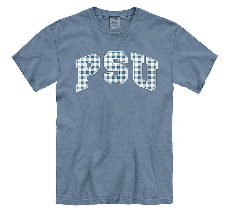 Comfort Colors Penn State PSU Gingham Comfort Colors Blue Jean Tee Nittany Lions (PSU) (Comfort Colors)