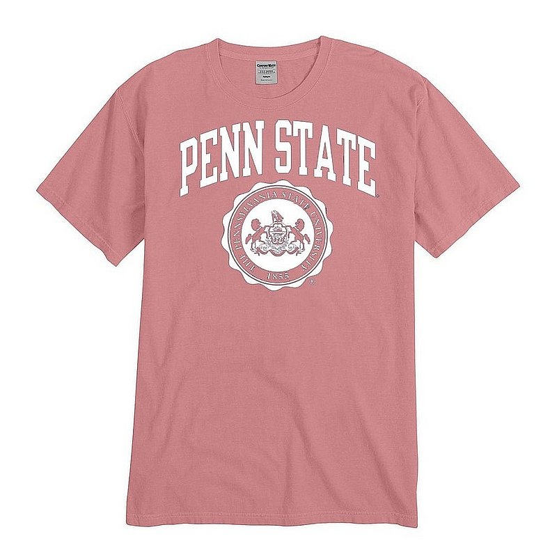 Comfort Wash Penn State Official Seal Mauve Comfort Wash Tee Nittany Lions (PSU) (Comfort Wash )