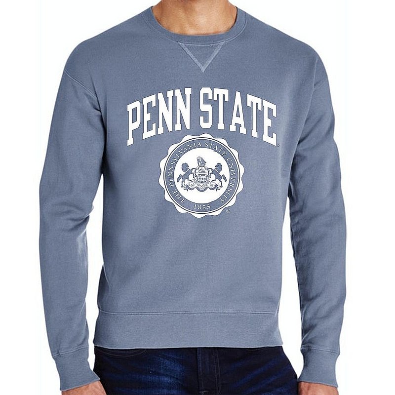 Comfort Wash Penn State Official Seal Saltwater Crewneck Sweatshirt Nittany Lions (PSU) (Comfort Wash)