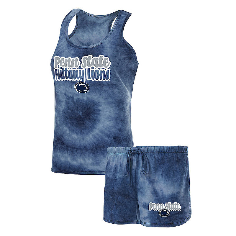 Concept Sports Penn State Women's Tie Dye Tank & Short Pajama Set Nittany Lions (PSU) (Concept Sports )