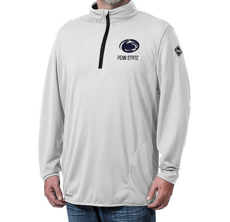 Penn State Nittany Lions White Flow Thermatec Quarter Zip Pullover