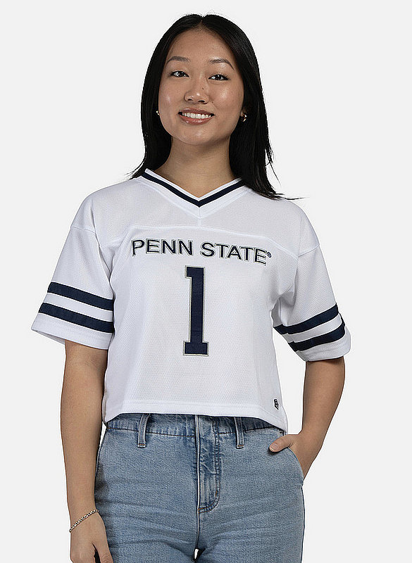 Penn State Nittany Lions Women's White Mesh Jersey 