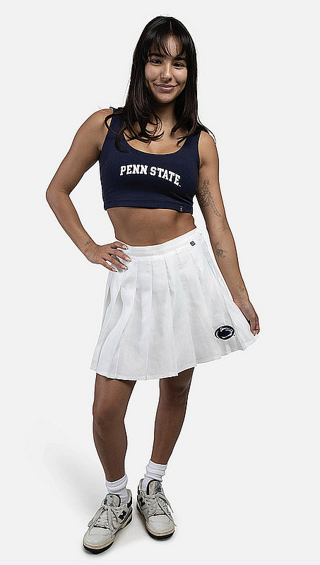 Hype & Vice Penn State Women's White Tennis Skirt Nittany Lions (PSU) (Hype & Vice )