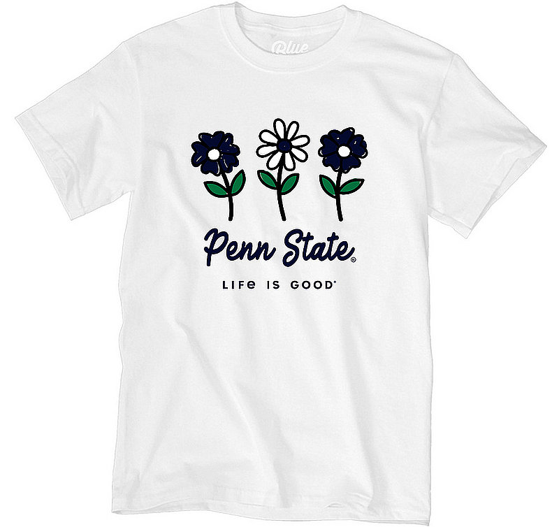 Life is Good Penn State Life is Good White Flower Tee Nittany Lions (PSU) (Life is Good )