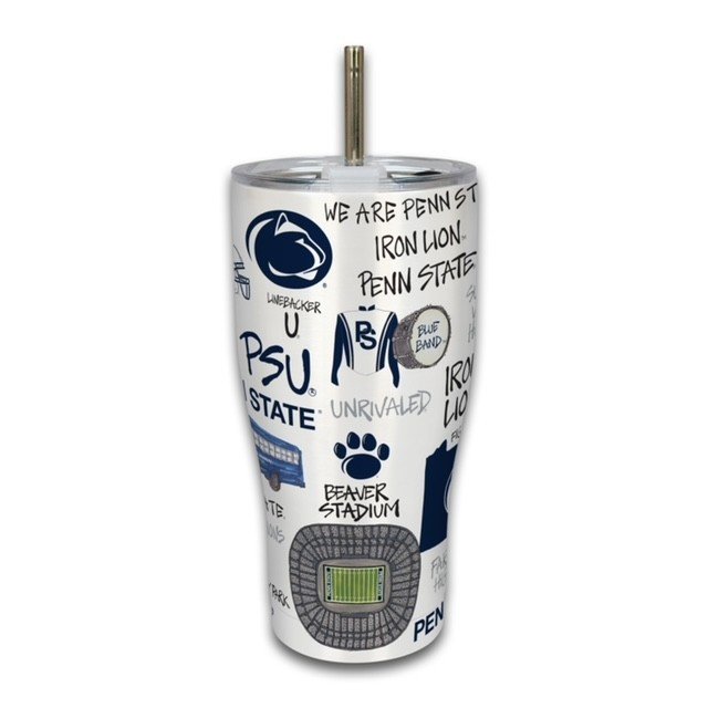 Penn State Nittany Lions 30oz Iconic Landmark Stainless Steel Tumbler 