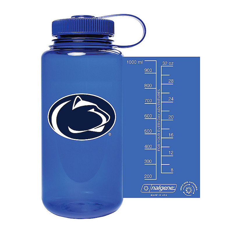 Nalgene Penn State Denim 32oz Wide Mouth Water Bottle Nittany Lions (PSU) (Nalgene)