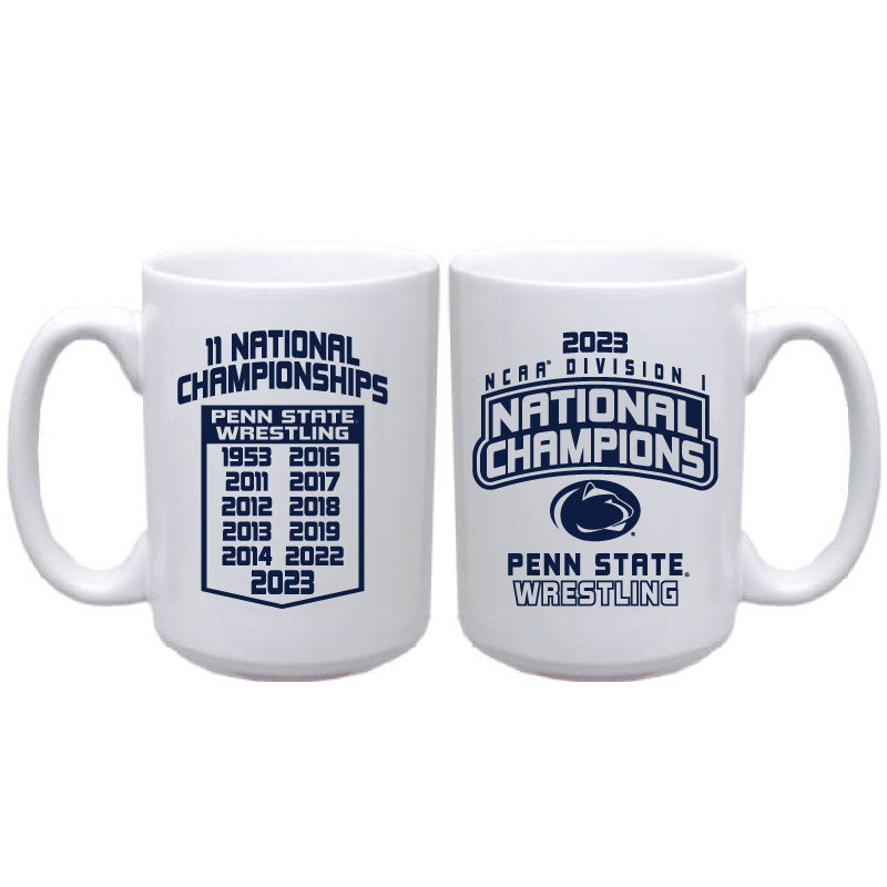 Penn State 2023 Wrestling NCAA National Champions Mug Nittany Lions (PSU) 