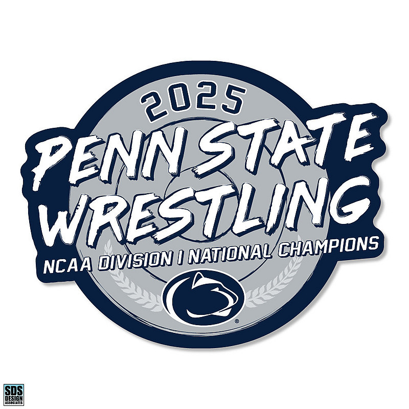 Penn State 2025 Wrestling National Champions Circle Magnet Nittany Lions (PSU) 