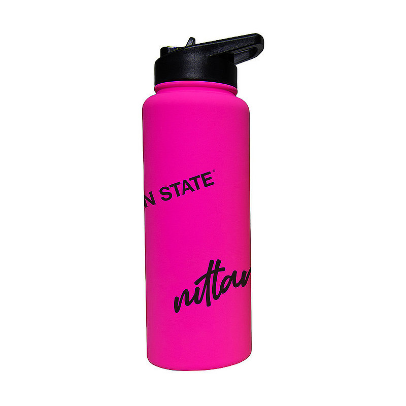 Penn State 34 oz Electric Pink Soft Touch Quencher Bottle