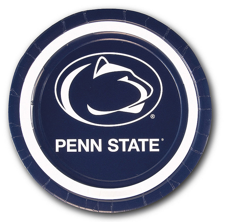 Penn State 9" Dinner Plate - 10 Count Nittany Lions (PSU) 