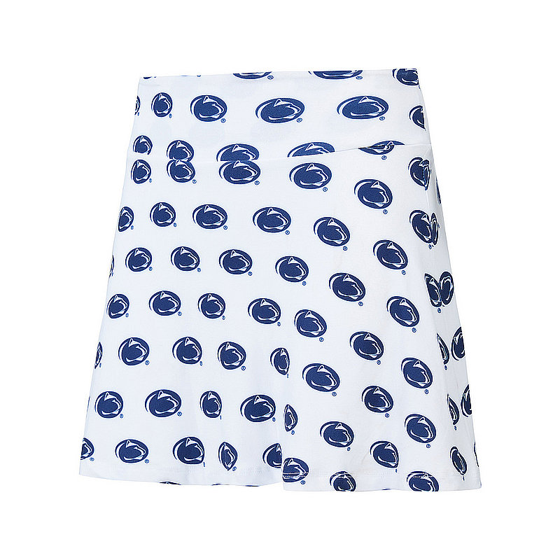 Penn State All Over Lion Head Women's Skort White Nittany Lions (PSU) 