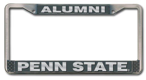 Penn State Alumni Antique Pewter License Plate Frame Nittany Lions (PSU) 