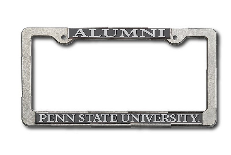 Penn State Alumni Heavy Duty Pewter License Plate Frame Nittany Lions (PSU) 
