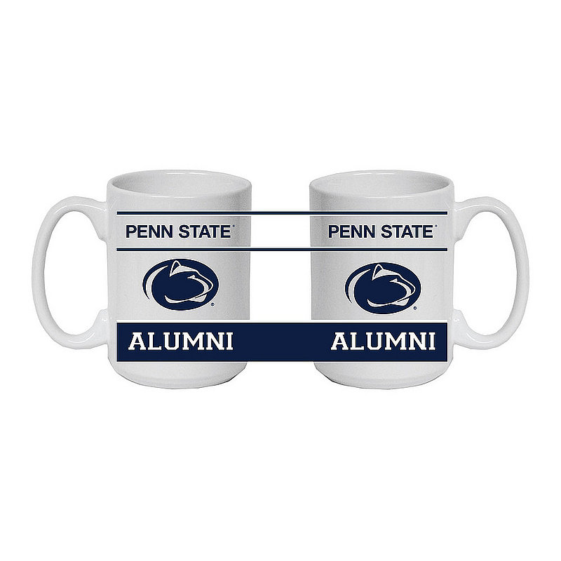 Penn State Alumni White Stripe 15oz Mug Nittany Lions (PSU) 