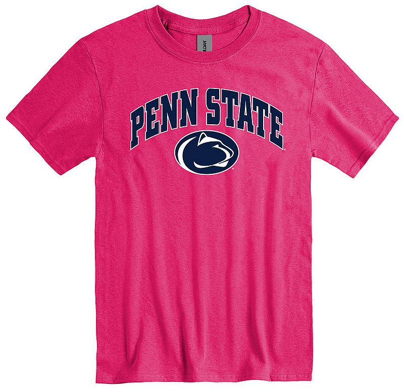 Penn State Arching Over Lion Head T-Shirt Pink Nittany Lions (PSU) 