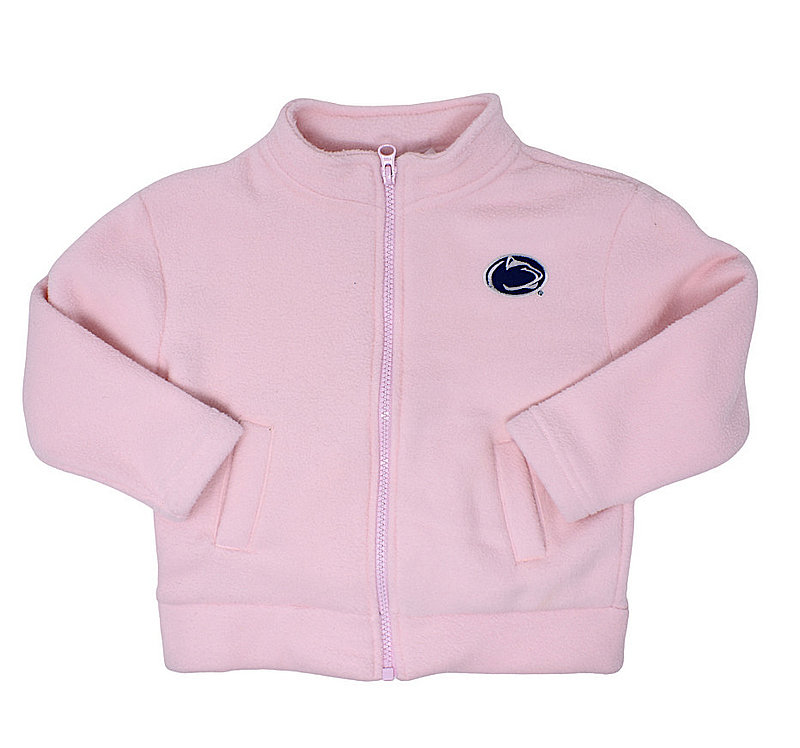 Penn State Baby Polar Fleece Zip Up Jacket Pink Nittany Lions (PSU) 