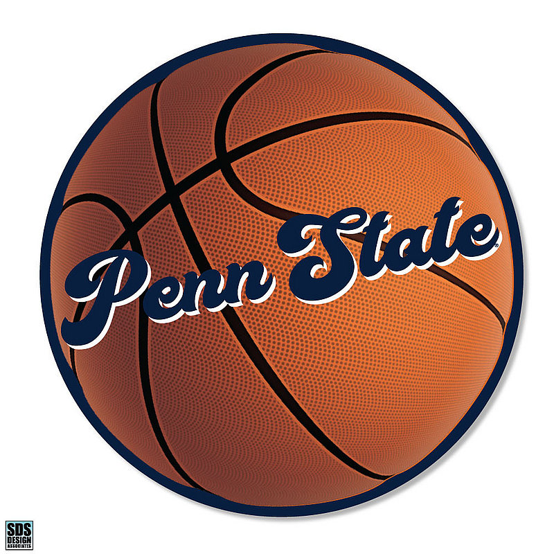 Penn State Basketball Script Magnet - 3" 