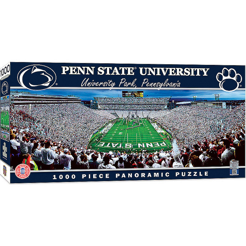 Penn State Beaver Stadium White Out Panoramic Jigsaw Puzzle 1000 pieces Nittany Lions (PSU) 