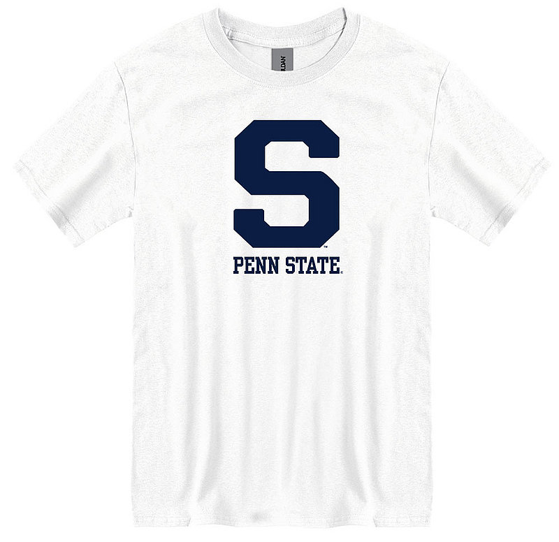 Penn State Big Block S T-Shirt White Nittany Lions (PSU) 