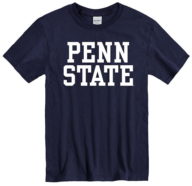 Penn State Block Navy T-Shirt