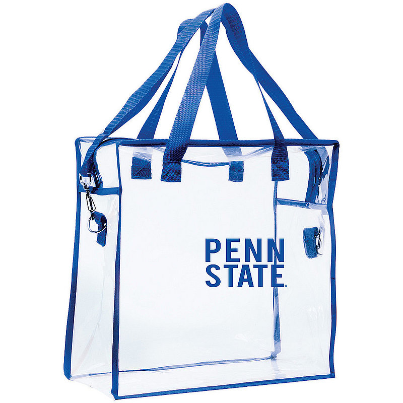 Penn State Blue Clear Stadium Zipper Tote Bag Nittany Lions (PSU) 