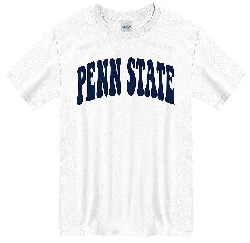 Penn State Bubble Arch Tee White Nittany Lions (PSU) 