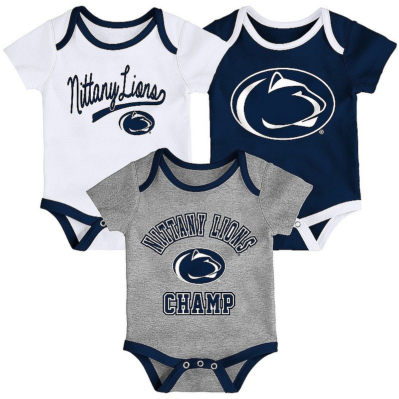 Penn State Champ Infant Onesie 3-Pack Nittany Lions (PSU) 
