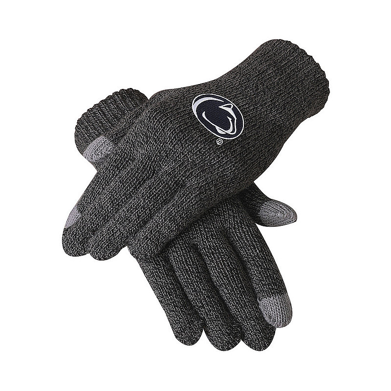 Penn State Charcoal Texting Tip Gloves 