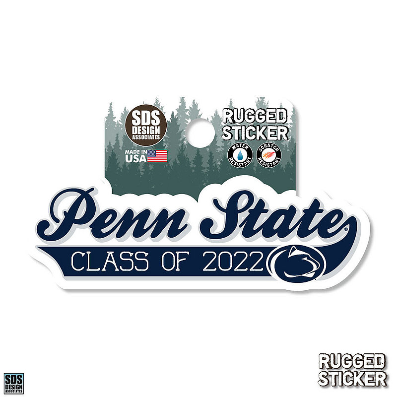 Penn State Class of 2022 Rugged Sticker Nittany Lions (PSU) 