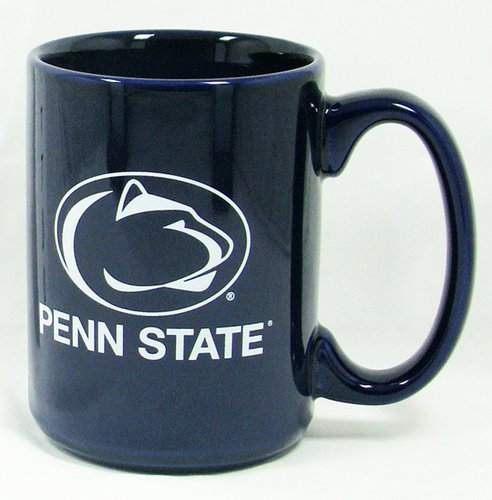 Penn State Coffee Mug Navy Varsity Logo Jumbo