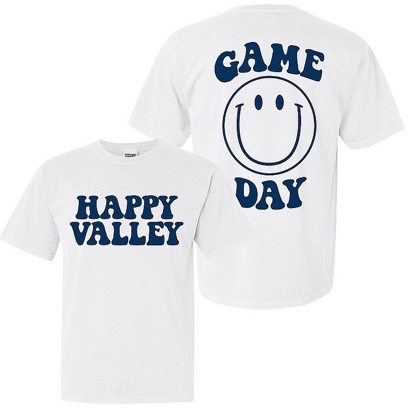Penn State Comfort Colors Happy Valley Game Day White Comfort Colors Tee Nittany Lions (PSU) (Comfort Colors )