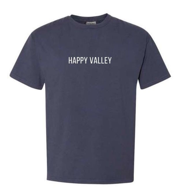 Penn State Comfort Wash Happy Valley Embroidered Comfort Wash Anchor Slate Tee Nittany Lions (PSU) (Comfort Wash )