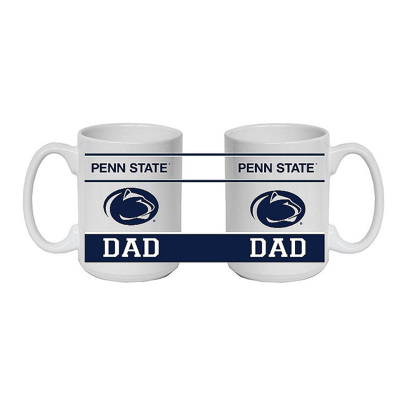Penn State Dad White Stripe 15oz Mug Nittany Lions (PSU) 