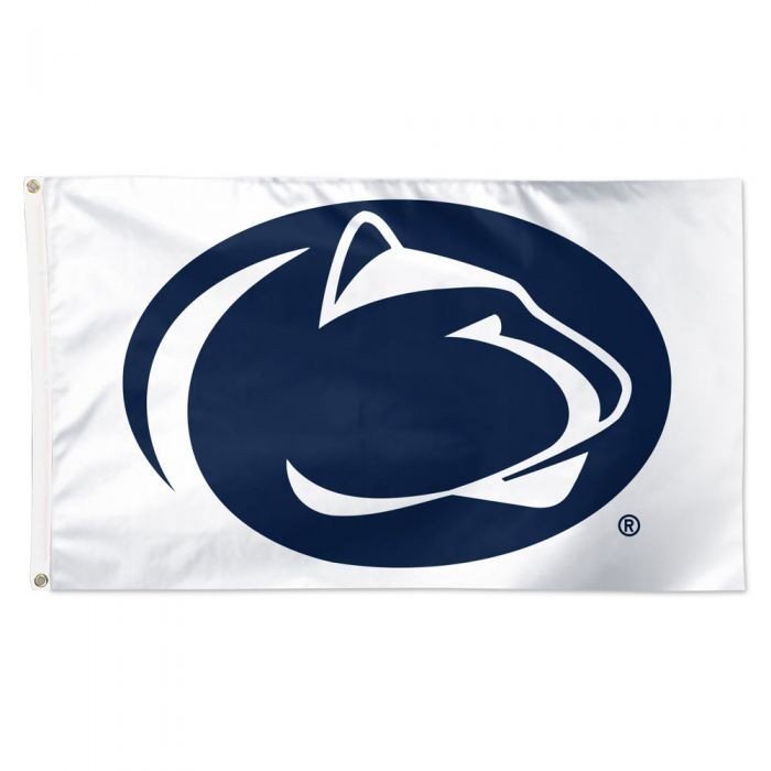 Penn State Deluxe Lion Head 3' X 5' Flag White