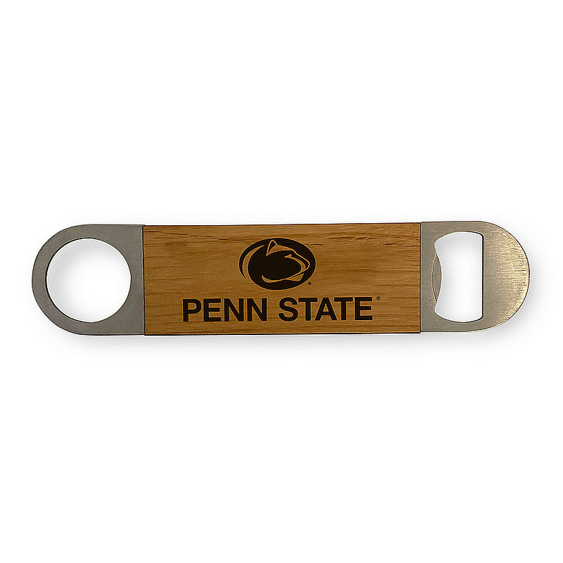 Penn State Etched Wood Bar Blade Bottle Opener Nittany Lions (PSU) 