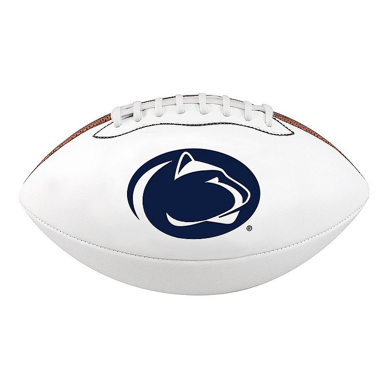 Penn State Full Sized Football White and Brown