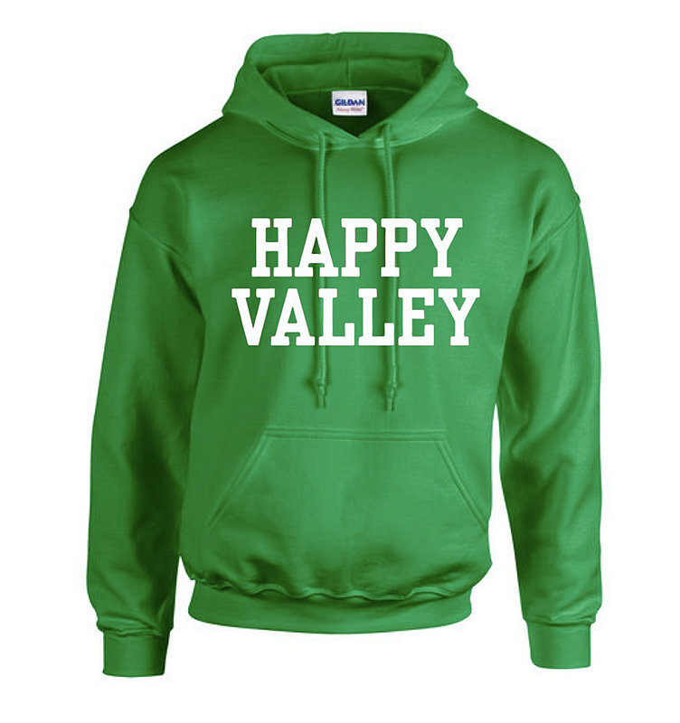 Penn State Happy Valley Block Hooded Sweatshirt Irish Green Nittany Lions (PSU) 