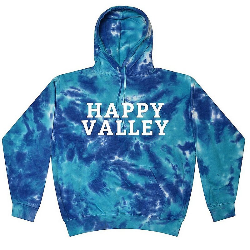 Happy Valley Multi Blue Tie Dye Hooded Sweatshirt